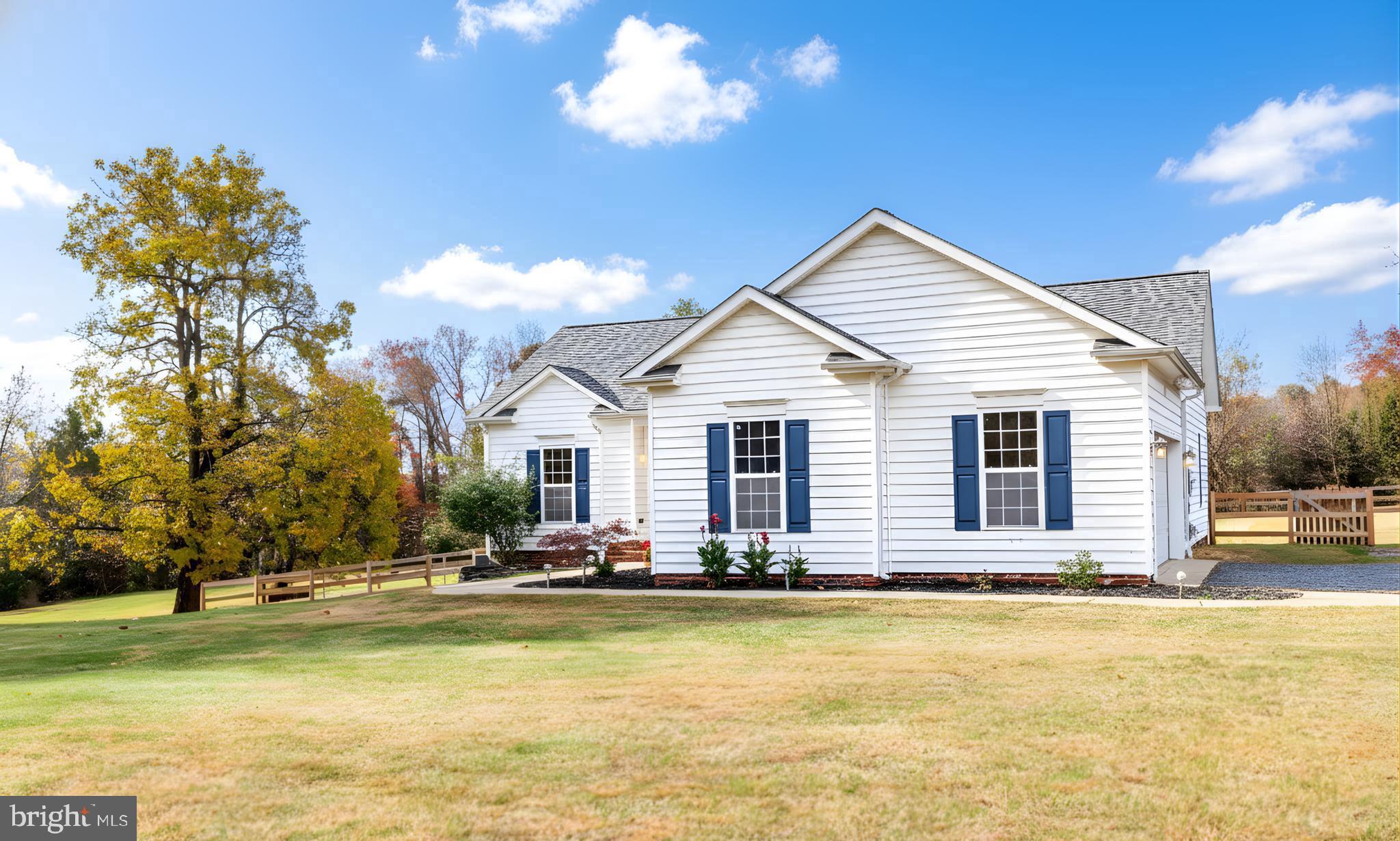 10717 Mt Sharon Road Orange, VA 22960 - Photo 2 of 35 a front view of house with yard and swimming pool