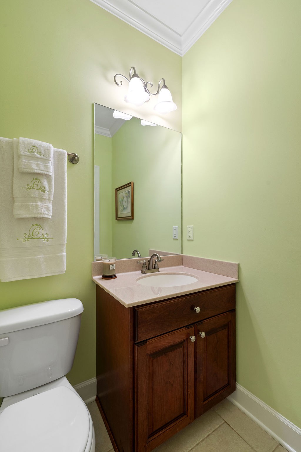 114 Hummingbird Lane Lawrenceburg, TN 38464 - Photo 26 of 38 a bathroom with a sink and a mirror