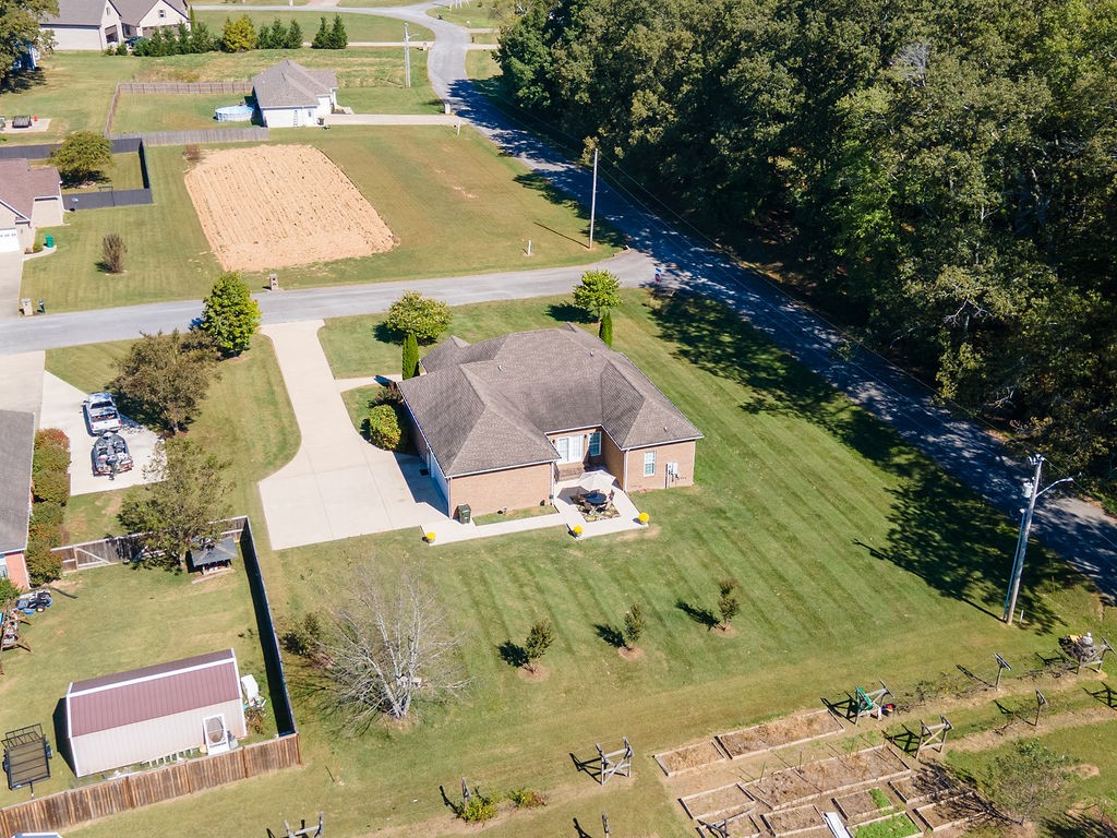 114 Hummingbird Lane Lawrenceburg, TN 38464 - Photo 36 of 38 an aerial view of a house with outdoor space