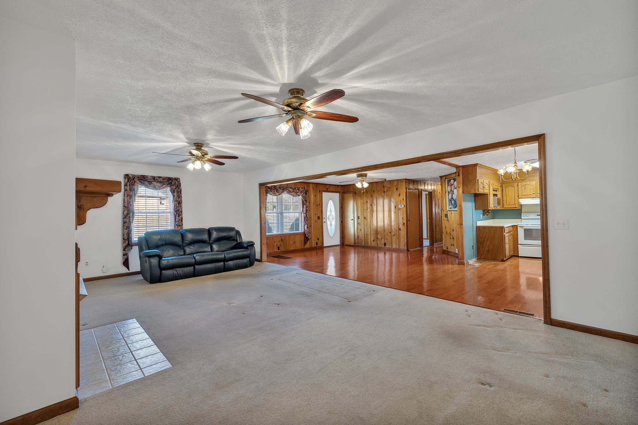 623 Highway 50 Centerville, TN 37033 - Photo 15 of 69 a view of a big room with chandelier fan and windows