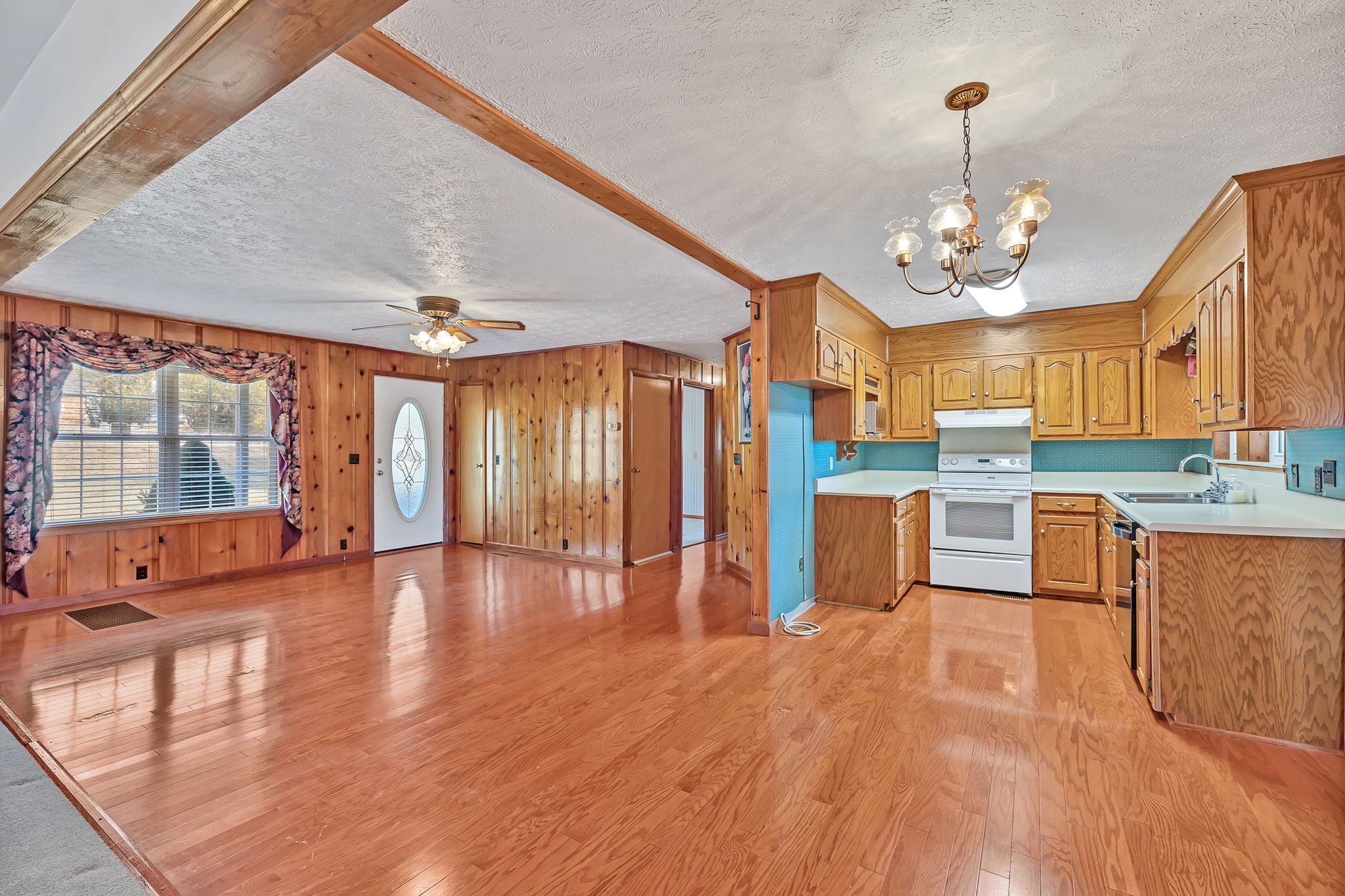 623 Highway 50 Centerville, TN 37033 - Photo 8 of 69 a view of a kitchen with granite countertop stainless steel appliances cabinets and a counter top space