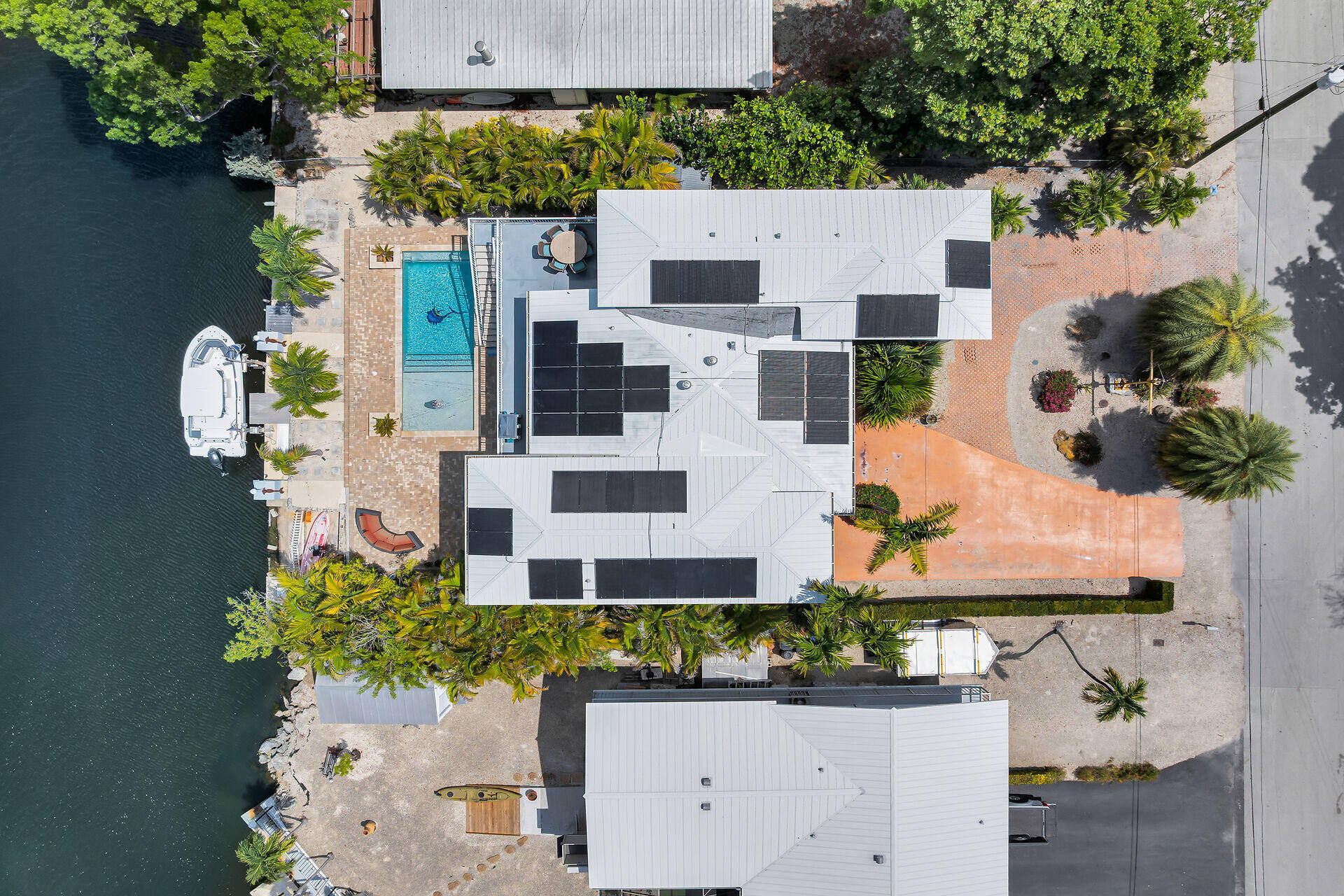853 Ellen Drive Key Largo, FL 33037 - Photo 34 of 42 an aerial view of a house with outdoor space