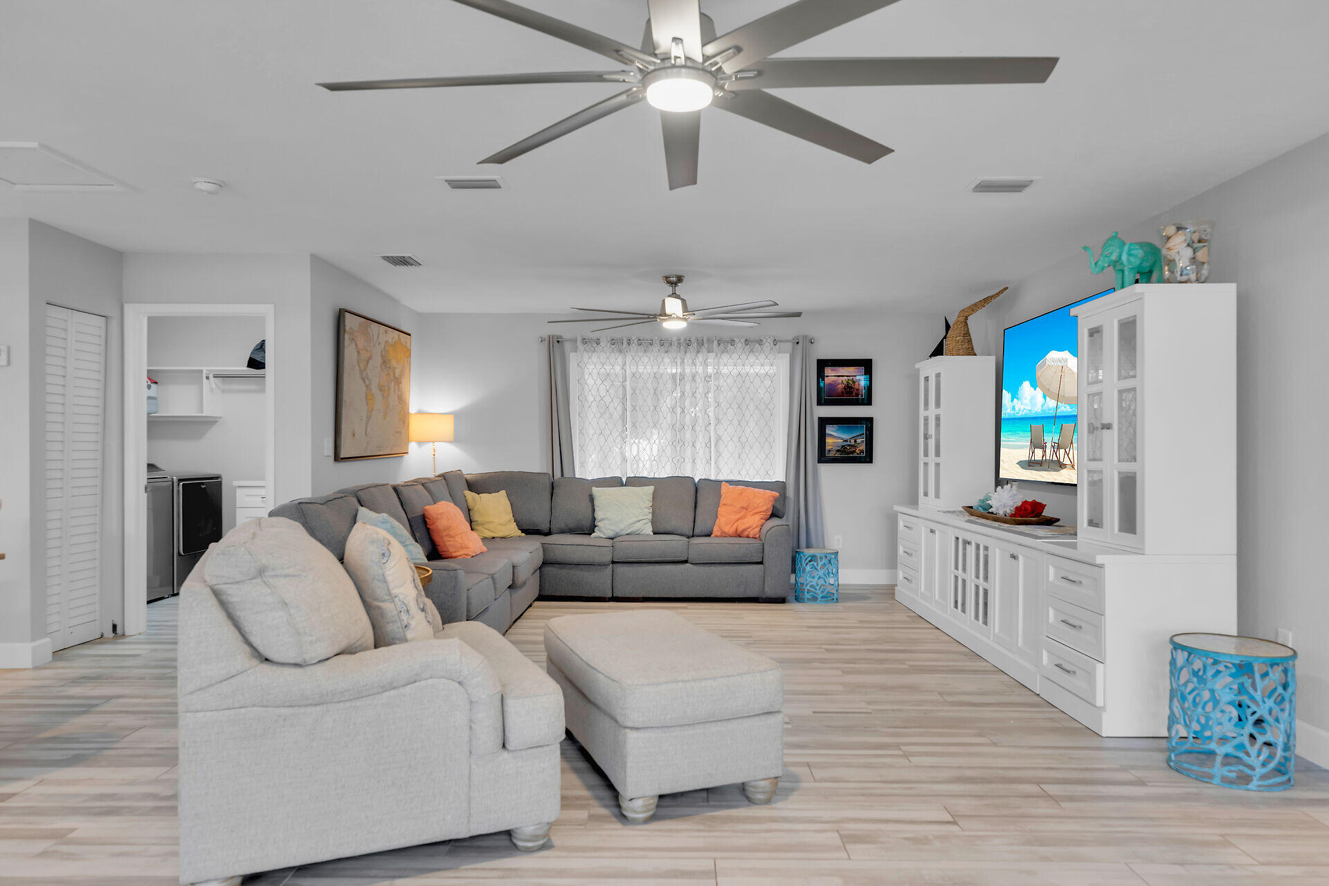 853 Ellen Drive Key Largo, FL 33037 - Photo 8 of 42 a living room with furniture and a flat screen tv