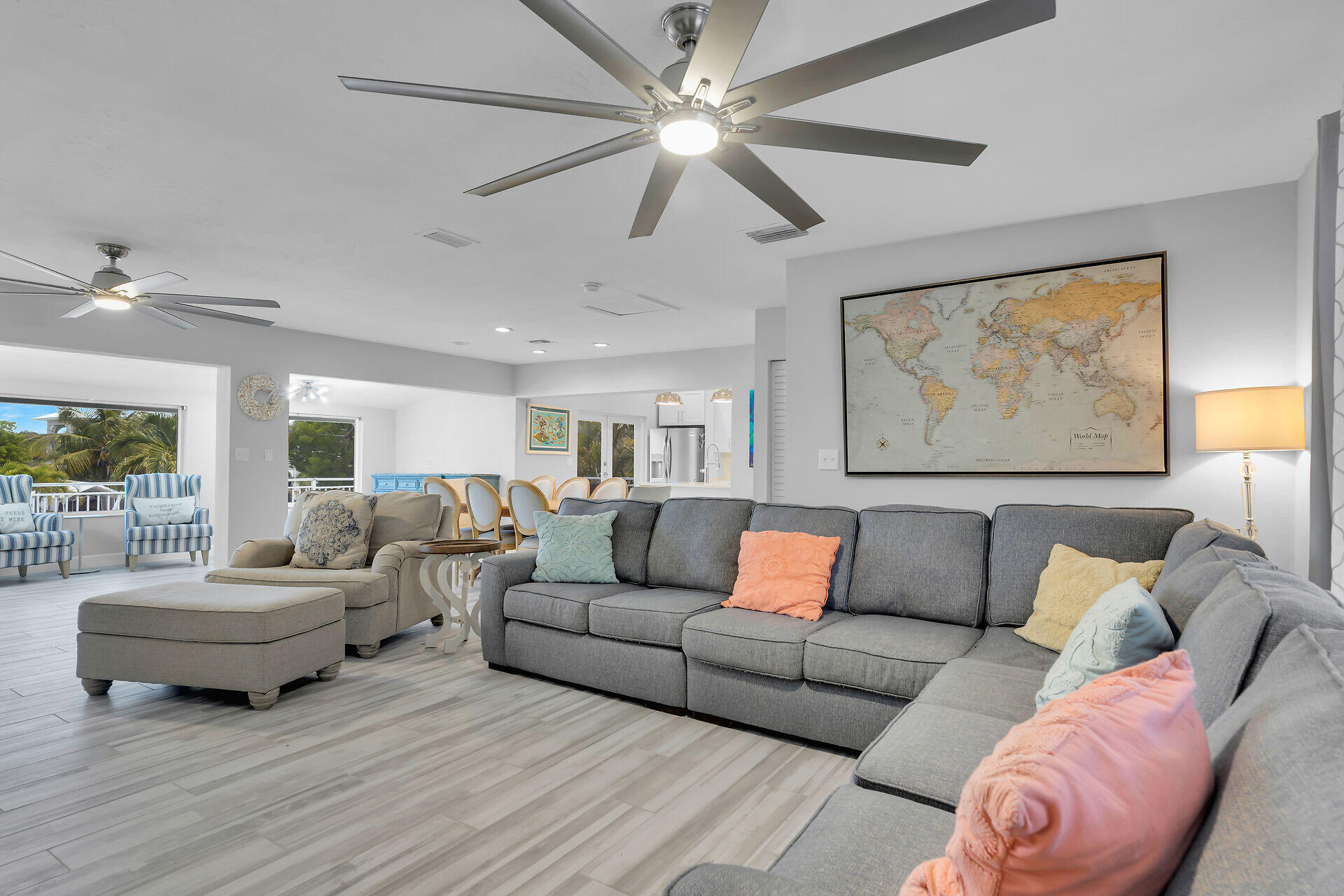 853 Ellen Drive Key Largo, FL 33037 - Photo 10 of 42 a living room with furniture and a large window