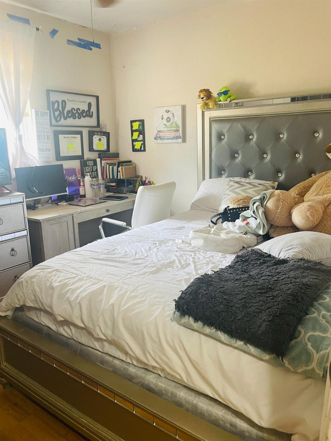 17260 Rodeo Drive Madera, CA 93638 - Photo 14 of 19 a bedroom with a bed and view of bathroom