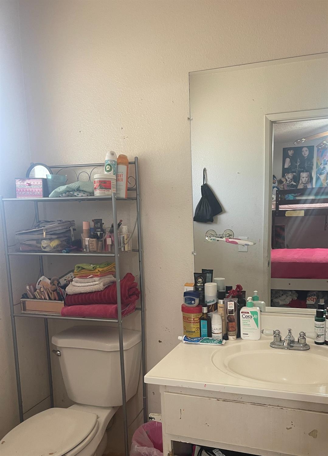 17260 Rodeo Drive Madera, CA 93638 - Photo 17 of 19 a bathroom with a sink toilet vanity and mirror