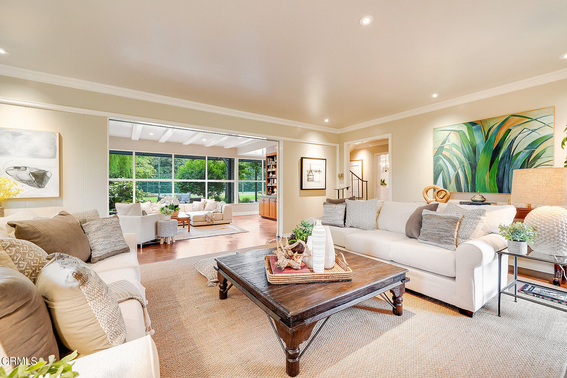 2035 South Oak Knoll Avenue San Marino, CA 91108 - Photo 7 of 28 a living room with furniture and a large window