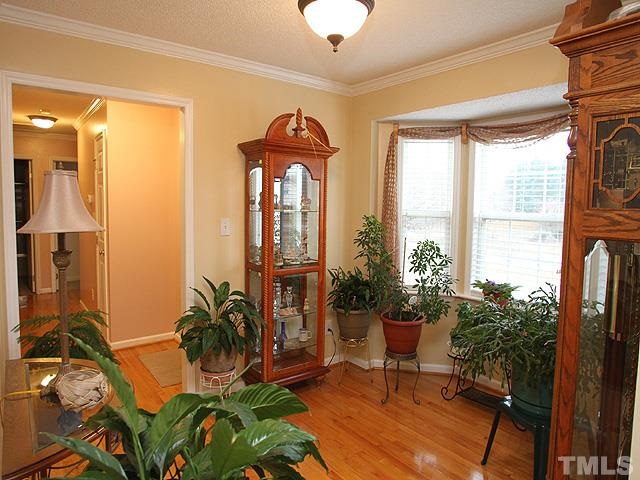1017 Holland Ridge Drive Raleigh, NC 27603 - Photo 12 of 24 a living room with furniture a window and a potted plant