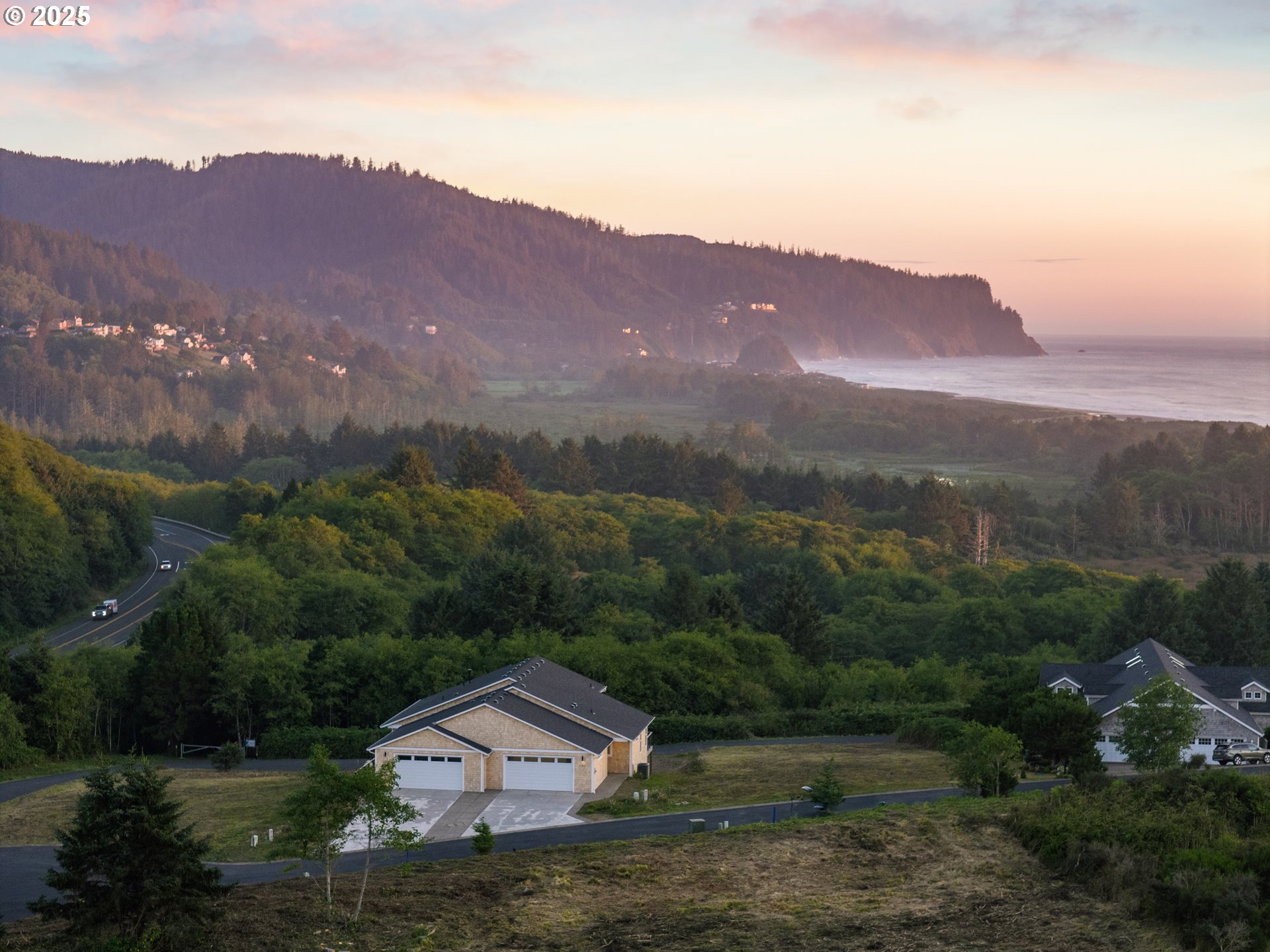 6485 Heron View Neskowin, OR 97149 - Photo 24 of 46 an aerial view of residential house and green space