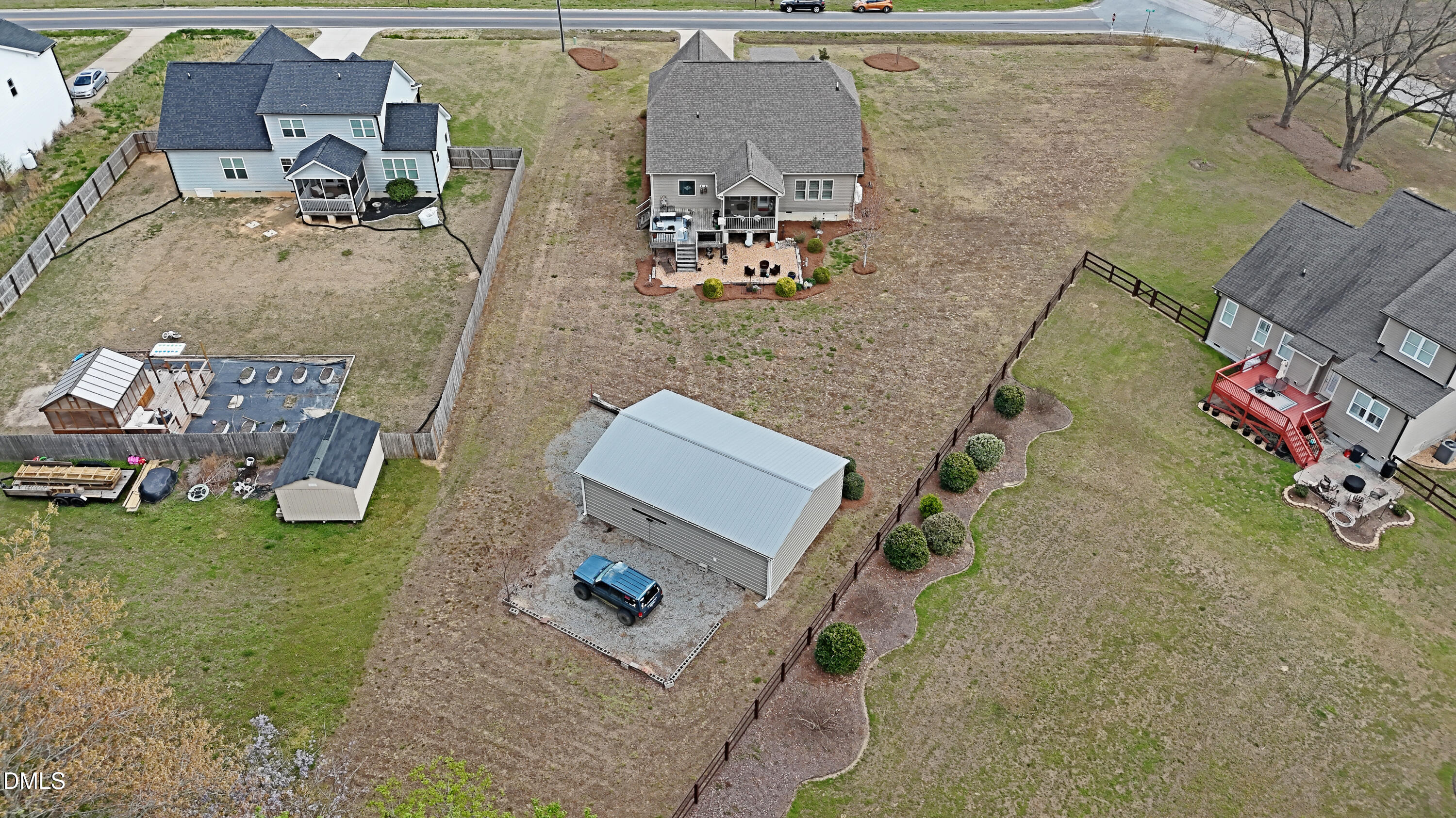 15 Old Eason Road Zebulon, NC 27597 - Photo 4 of 43 Drone reverse