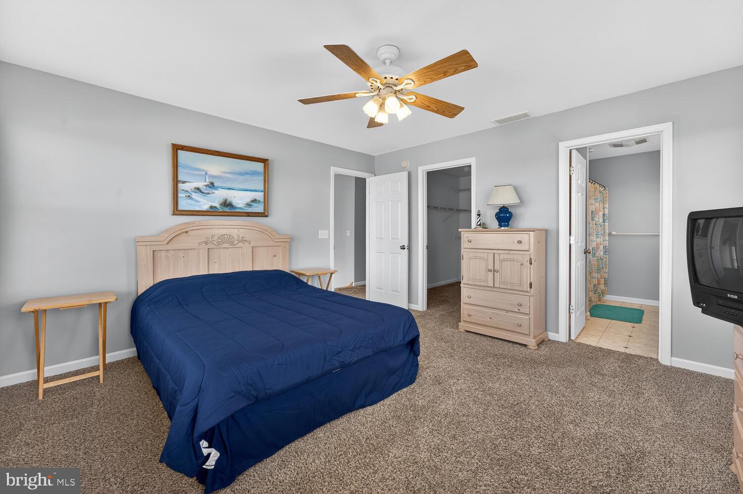 4376 South Bowers Road Milford, DE 19963 - Photo 30 of 46 a bedroom with a bed and a tv