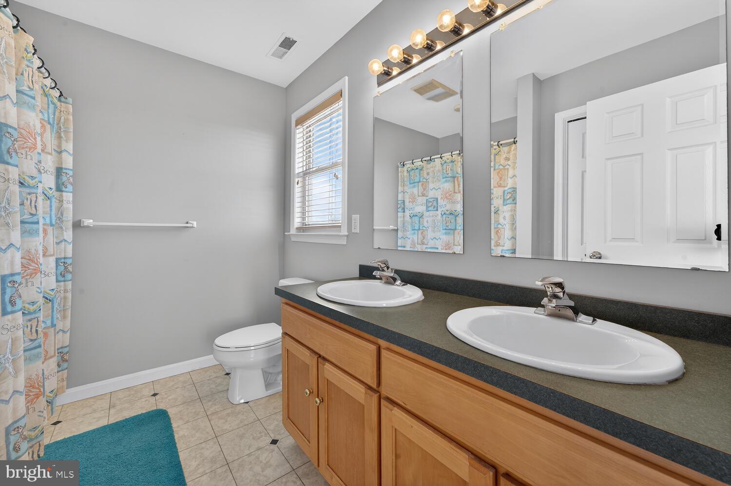 4376 South Bowers Road Milford, DE 19963 - Photo 32 of 46 a bathroom with a granite countertop sink and a mirror
