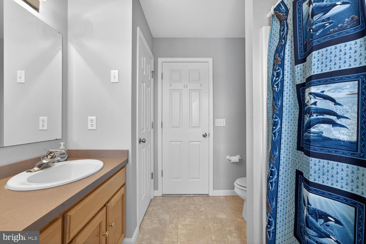 4376 South Bowers Road Milford, DE 19963 - Photo 35 of 46 a bathroom with a sink a toilet and a mirror