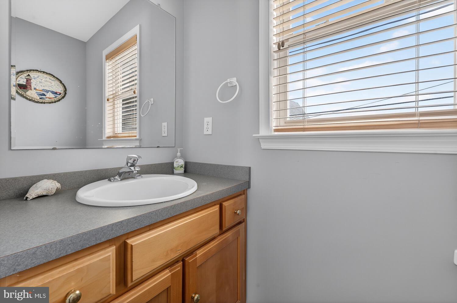 4376 South Bowers Road Milford, DE 19963 - Photo 43 of 46 a bathroom with a sink and a mirror