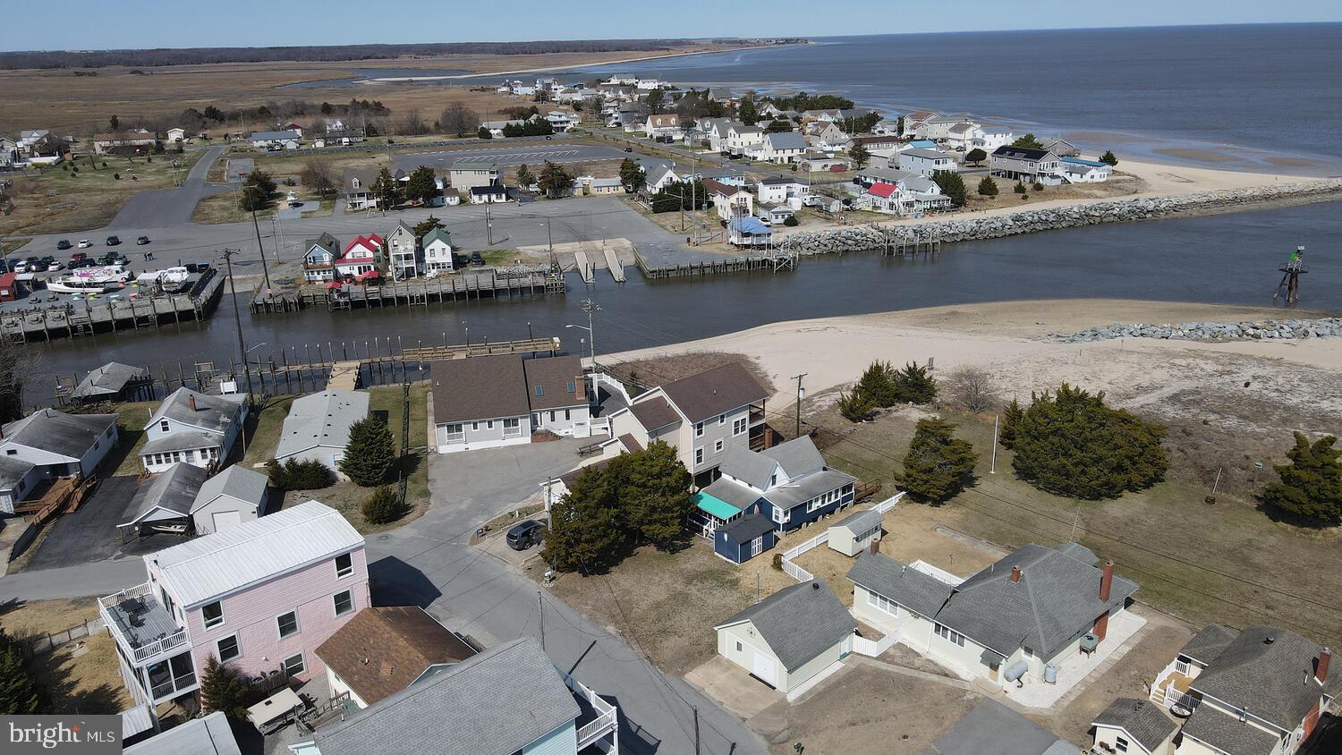 4376 South Bowers Road Milford, DE 19963 - Photo 8 of 46 an aerial view of a house with lake view