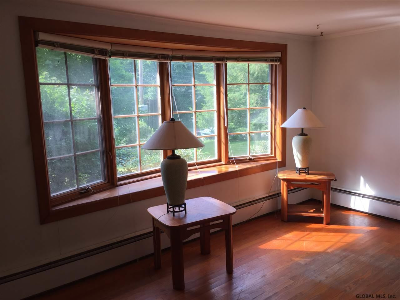 Living room with hardwood floors