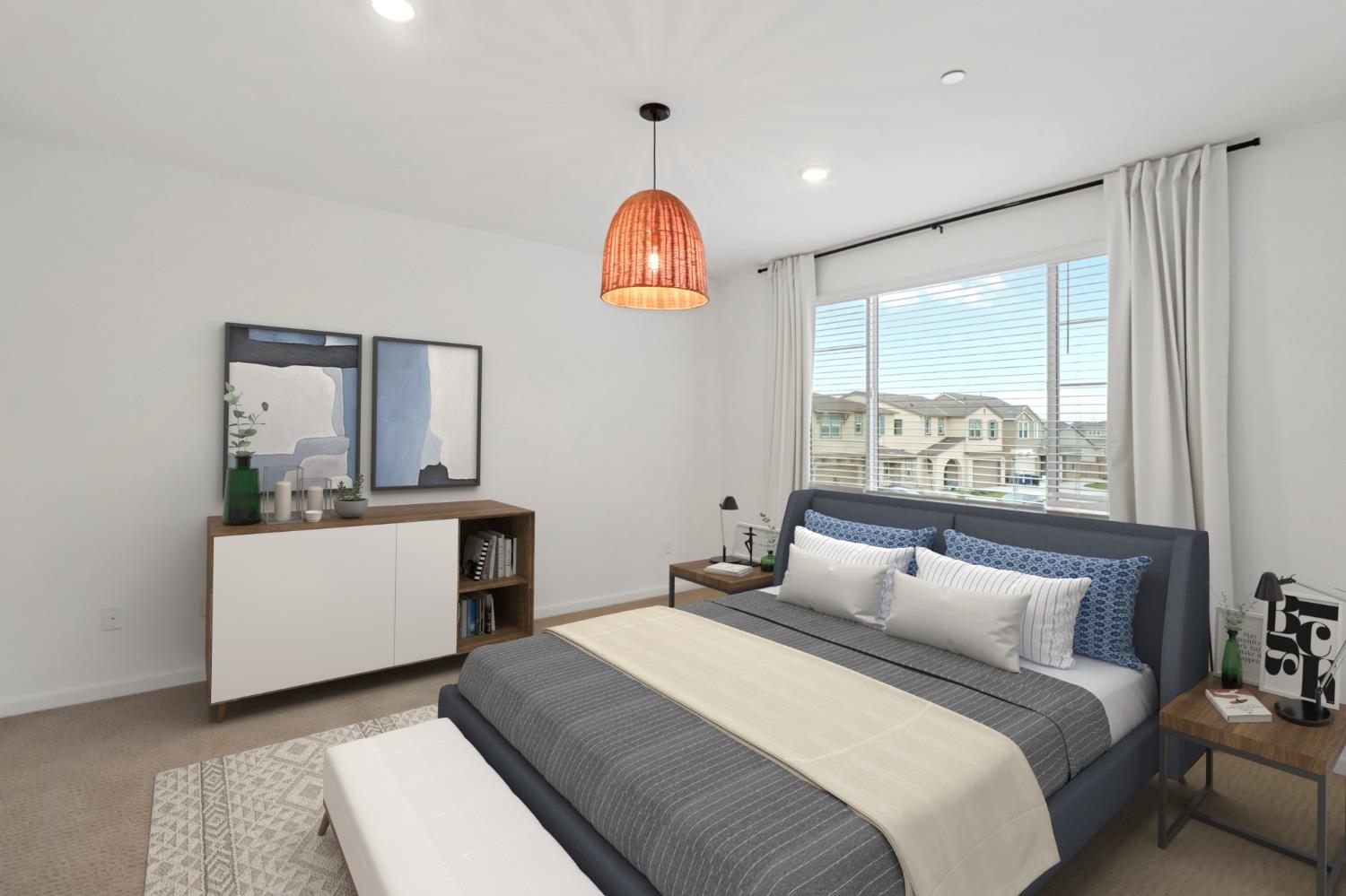 8809 Boes Way Sacramento, CA 95829 - Photo 10 of 40 a bedroom with a bed and a window