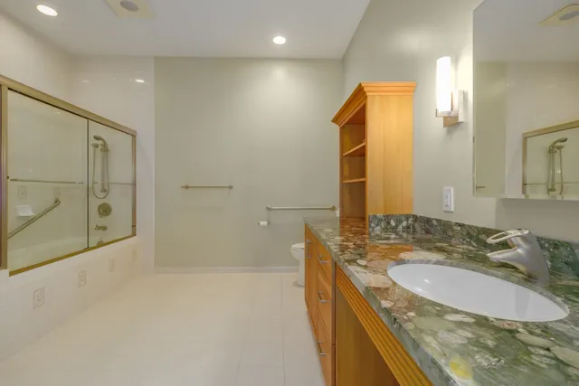 a room with storage and utility