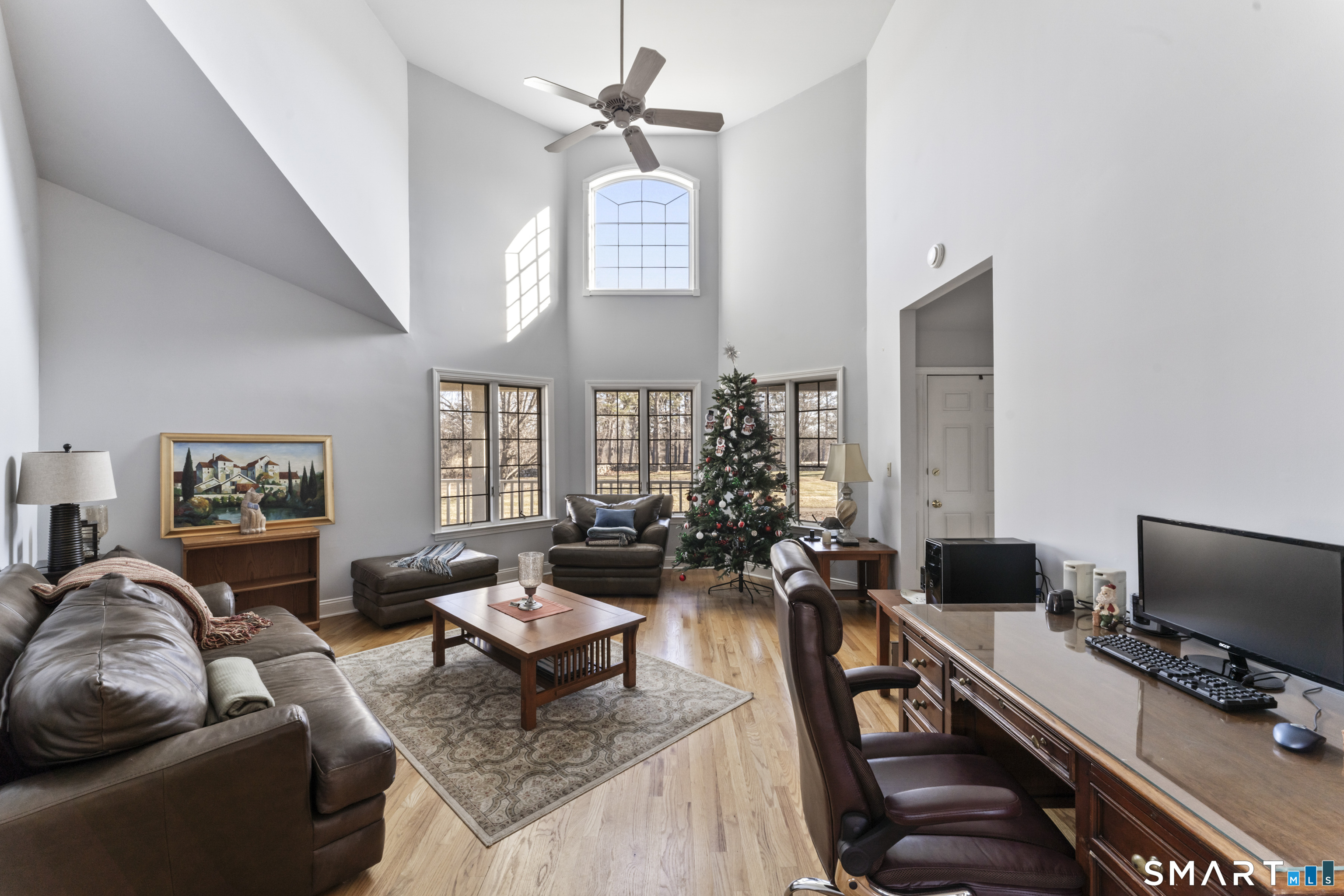 7 Lower County Road Roxbury, CT 06783 - Photo 13 of 40 a living room with furniture and wooden floor