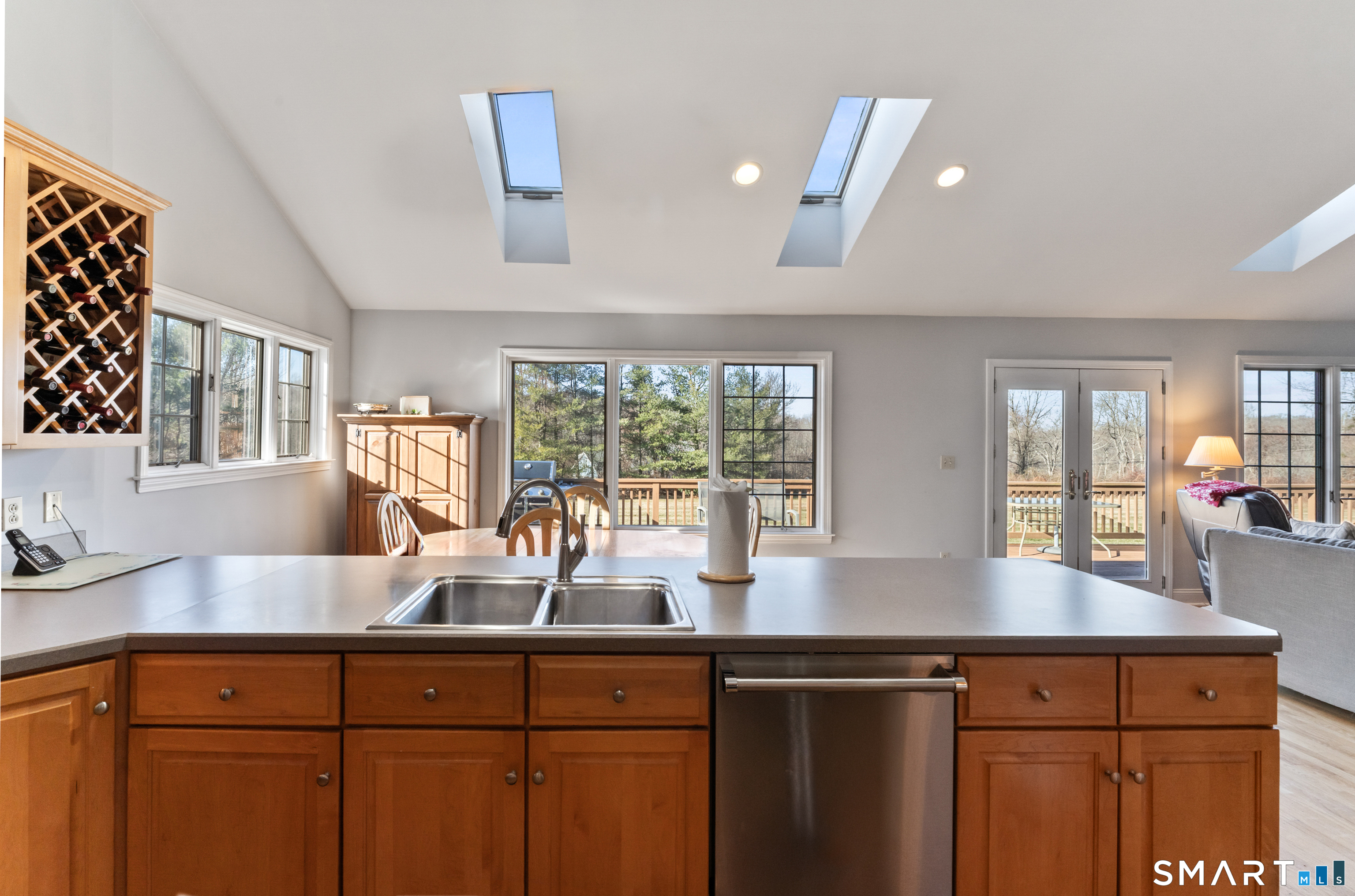 7 Lower County Road Roxbury, CT 06783 - Photo 9 of 40 a kitchen with a sink and large window