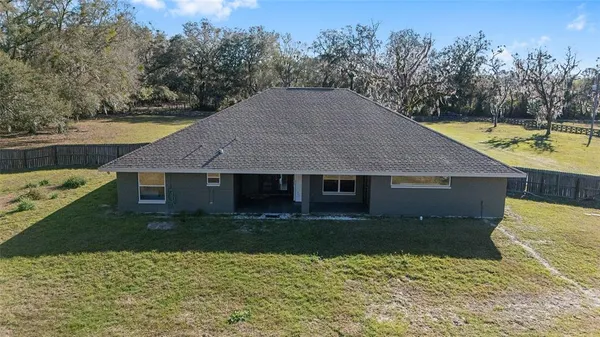 a house with a yard