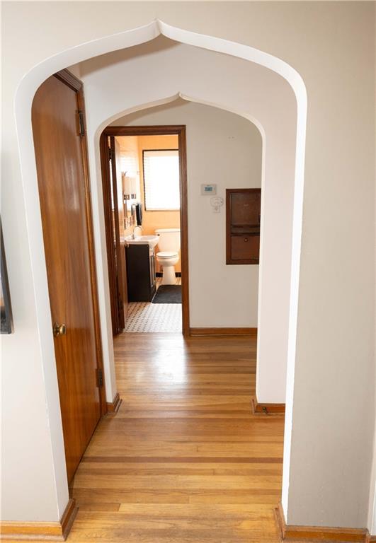 6920 Shannon Road Verona, PA 15147 - Photo 14 of 47 Main floor hallway, classic architectural details!
