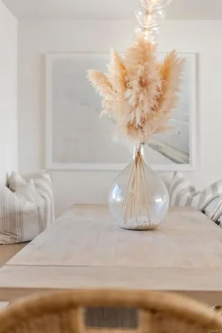a view of a wooden floor with door