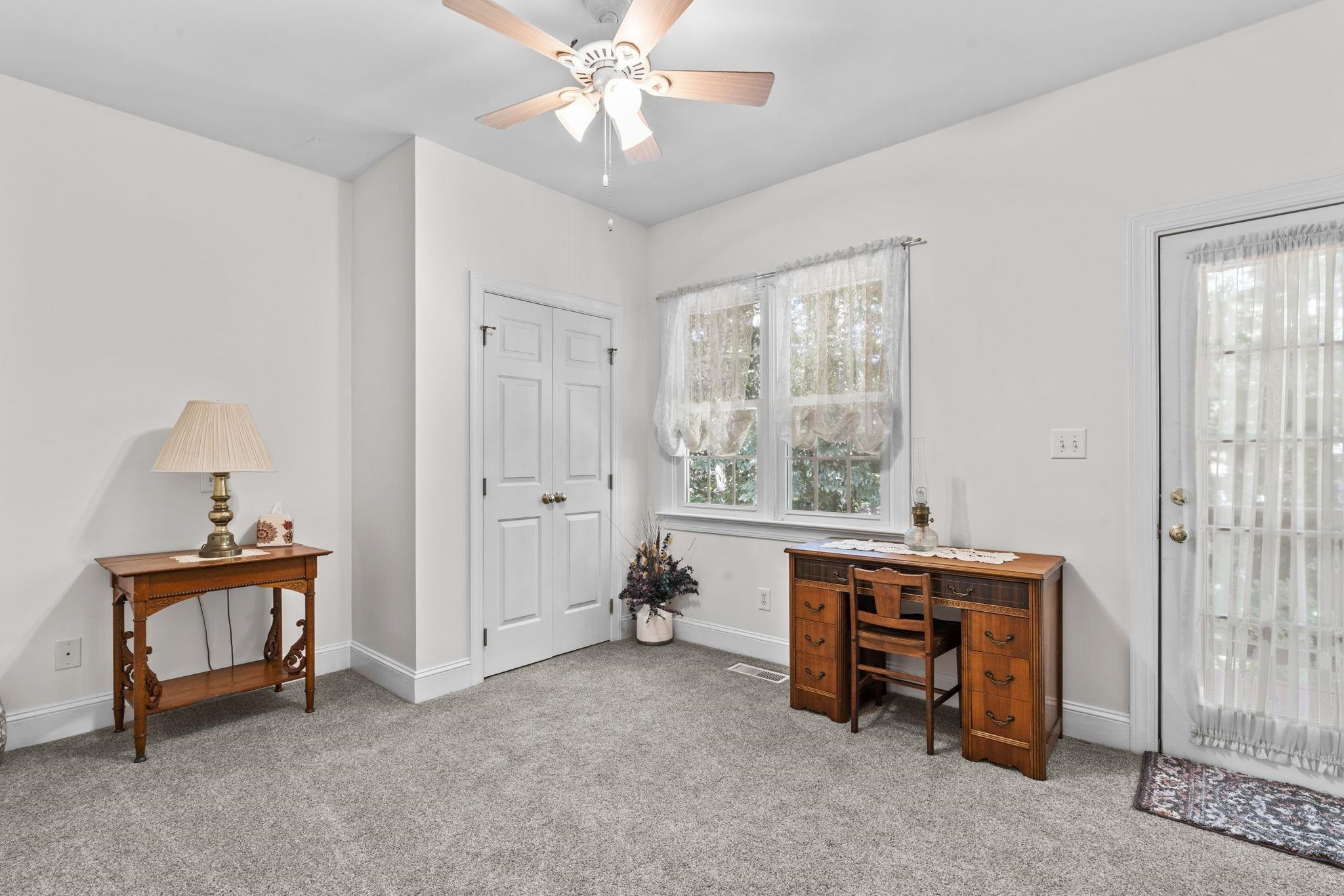 7705 Tylerton Drive Raleigh, NC 27613 - Photo 13 of 35 First Floor Bedroom with Separate Entrance Ideal as Mother In-Law Suite