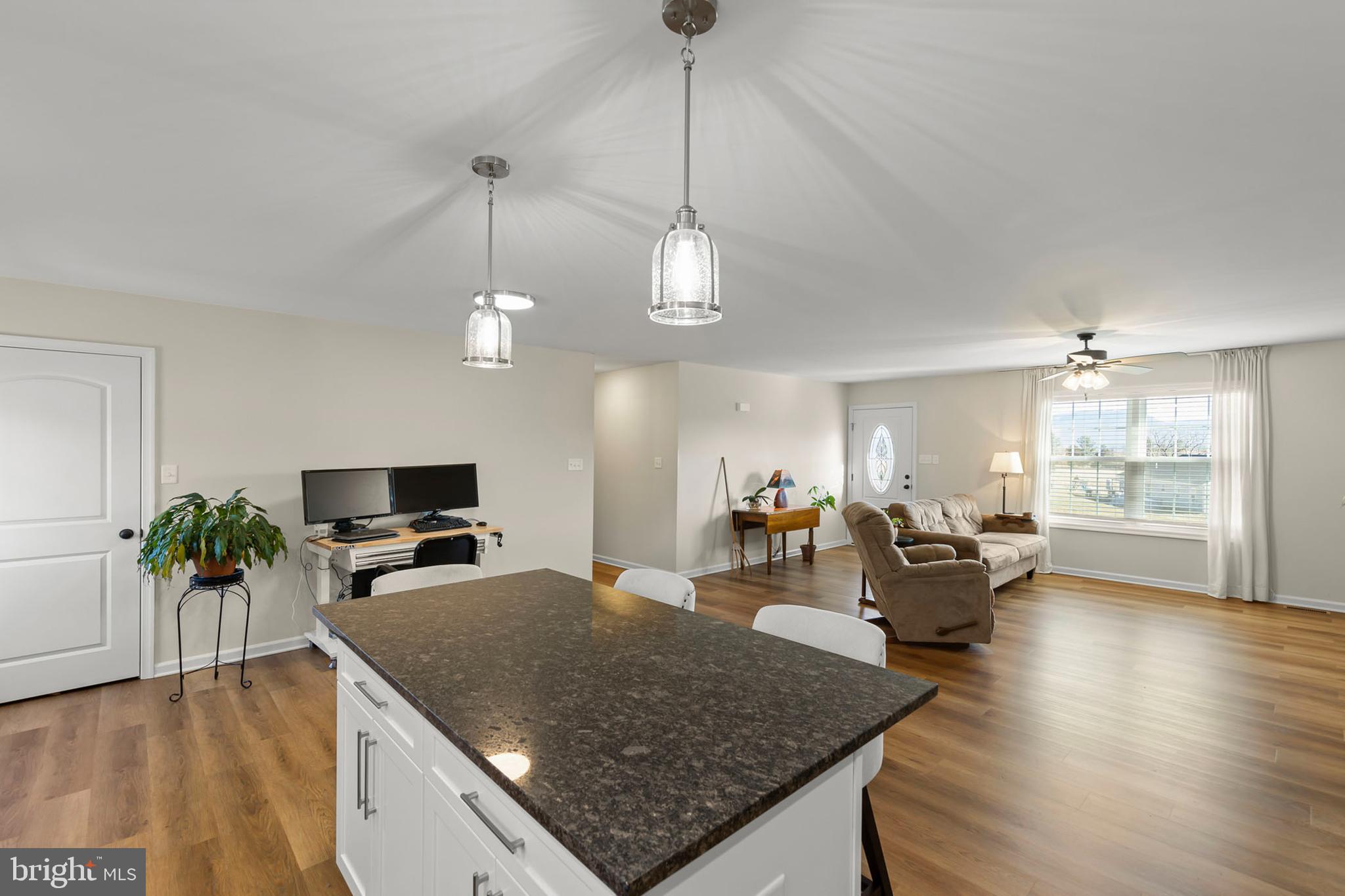 4009 Ridge Road Quicksburg, VA 22847 - Photo 7 of 41 a kitchen with sink and living room