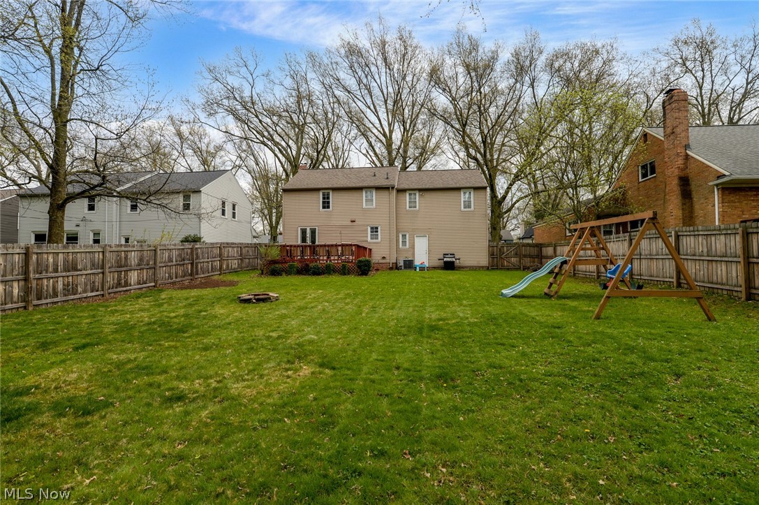 1304 Ford Road Lyndhurst, OH 44124 - Photo 27 of 29 REAR OF HOUSE/DECK