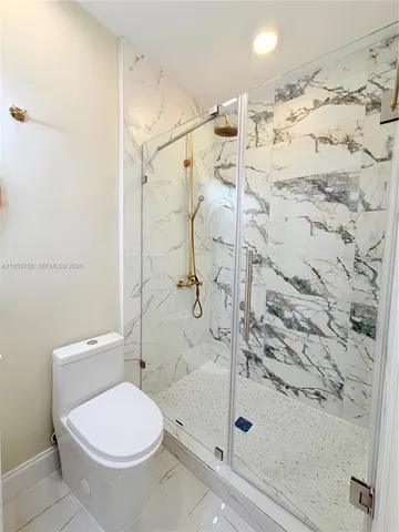 a view of a room with rack on the wall