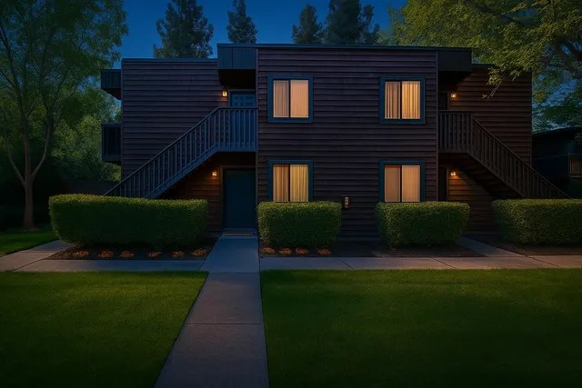 a view of outdoor space and yard