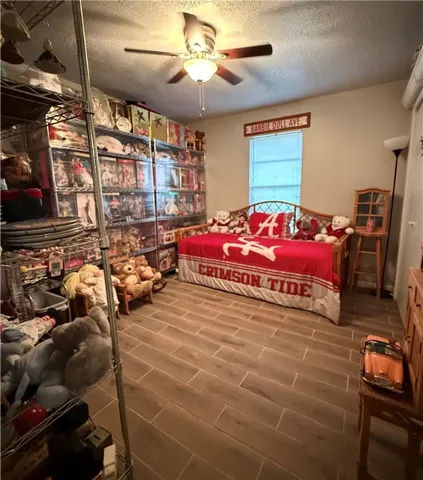 a bed room with a bed and a couch