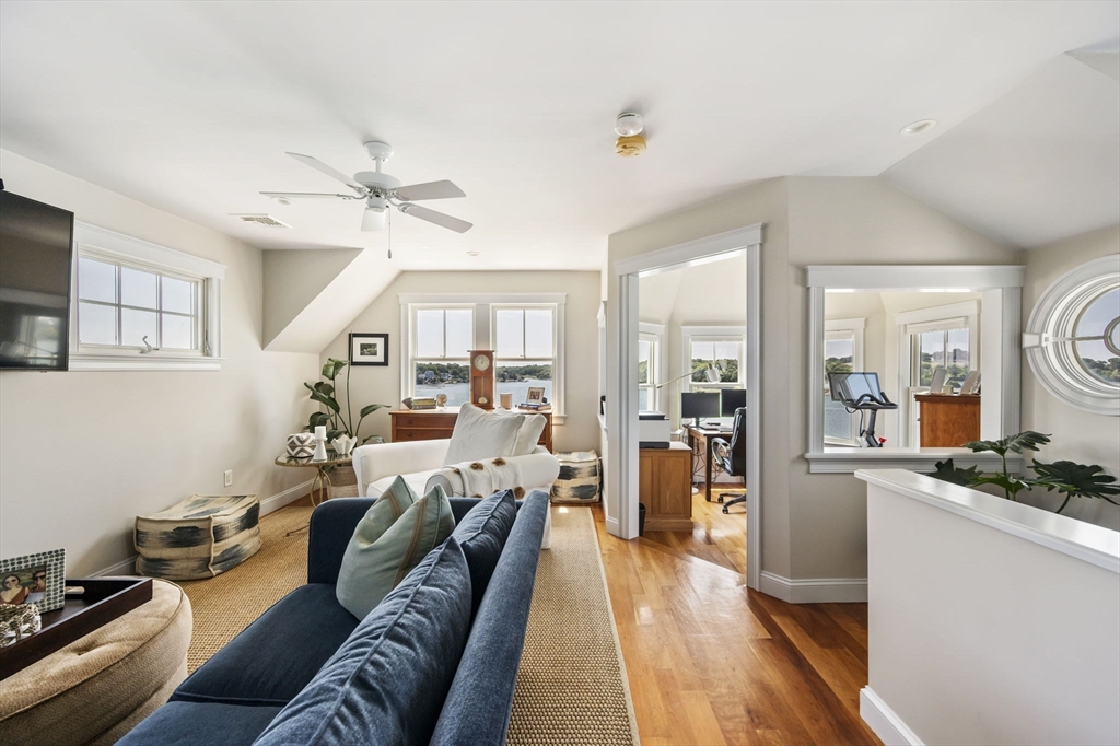 67 Hampton Circle Hull, MA 02045 - Photo 12 of 30 a living room with furniture and wooden floor