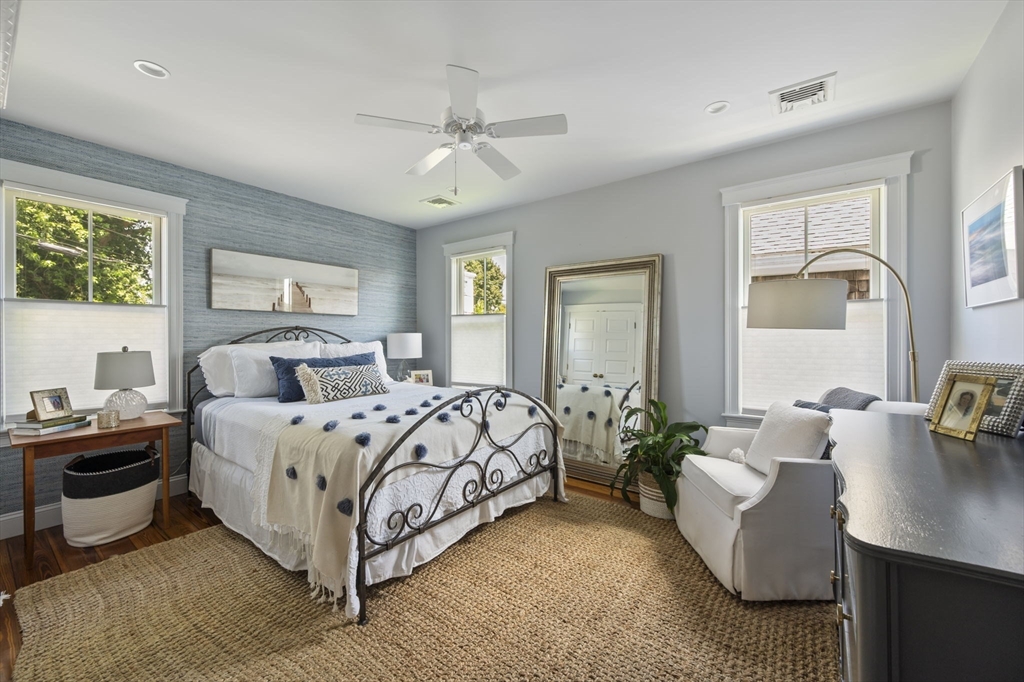 67 Hampton Circle Hull, MA 02045 - Photo 9 of 30 a bedroom with a bed and a couch