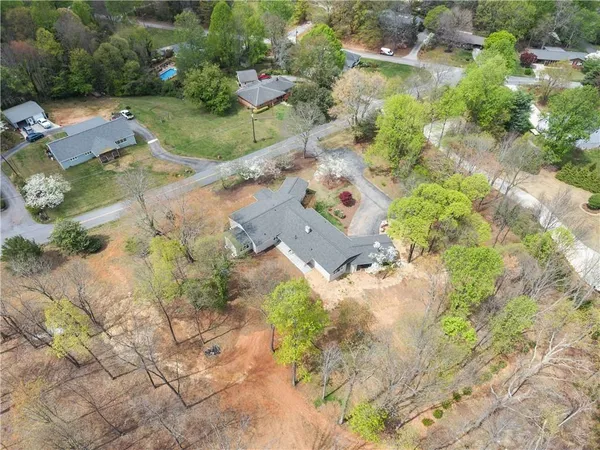 a view of painting on the wall