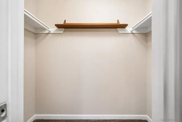 a view of walk in closet