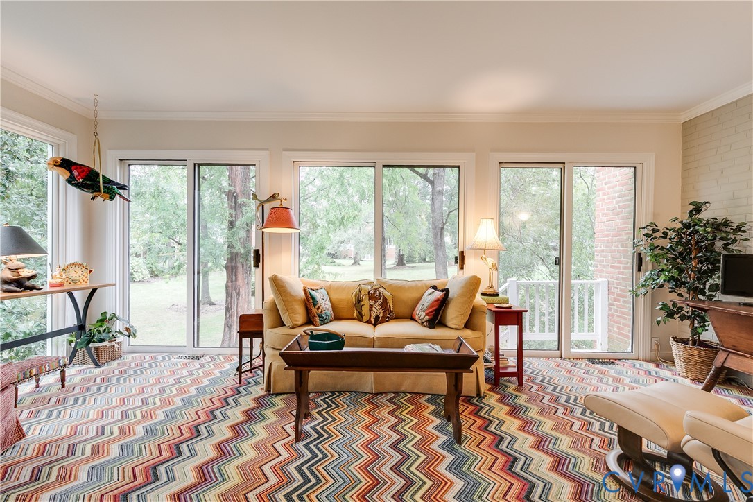 300 North Ridge Road, Unit 45 Henrico, VA 23229 - Photo 11 of 34 Sun room surrounded by windows