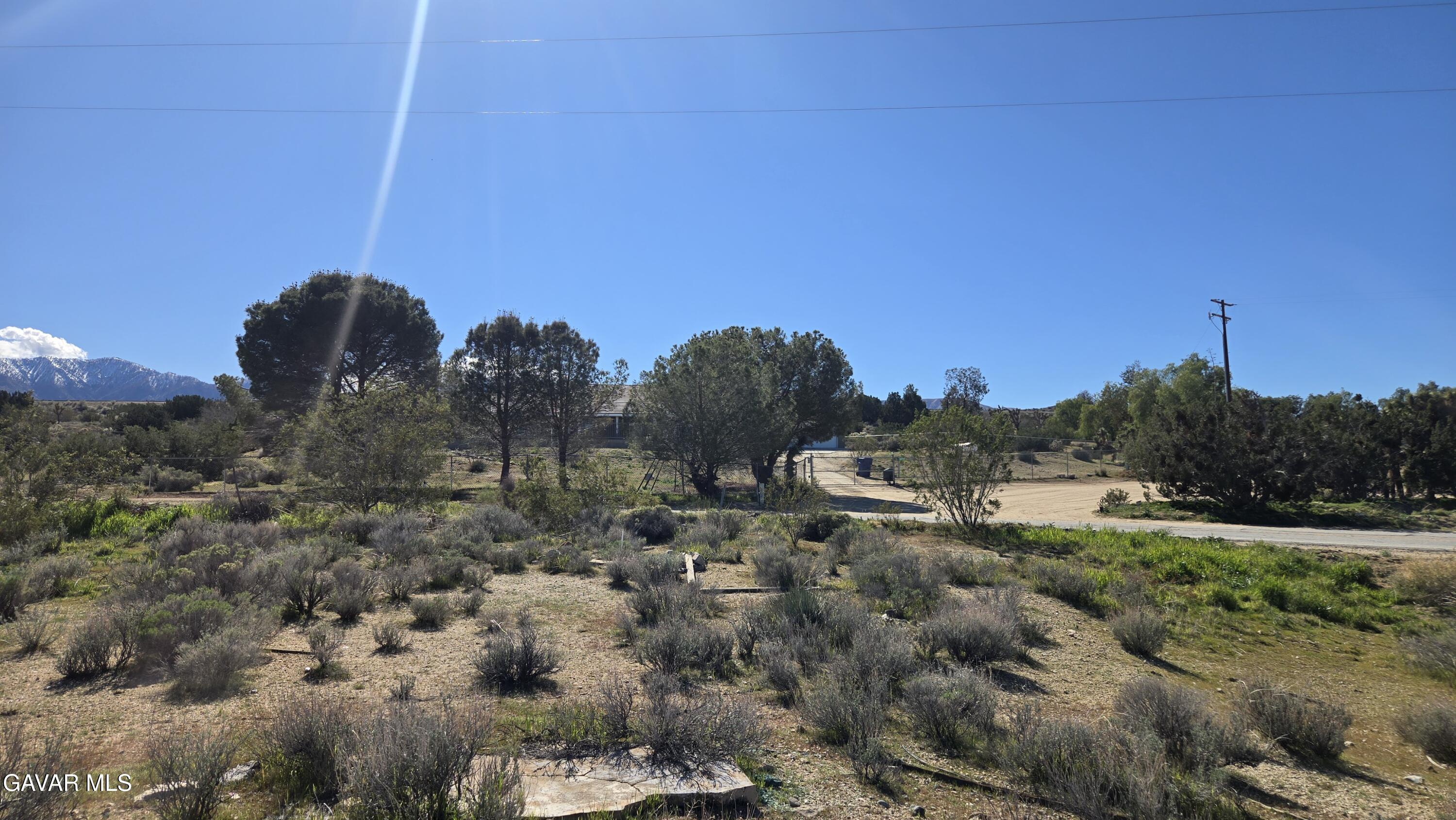 Valyermo Road Pearblossom, CA 93553 - Photo 24 of 34 a view of a houses with a yard