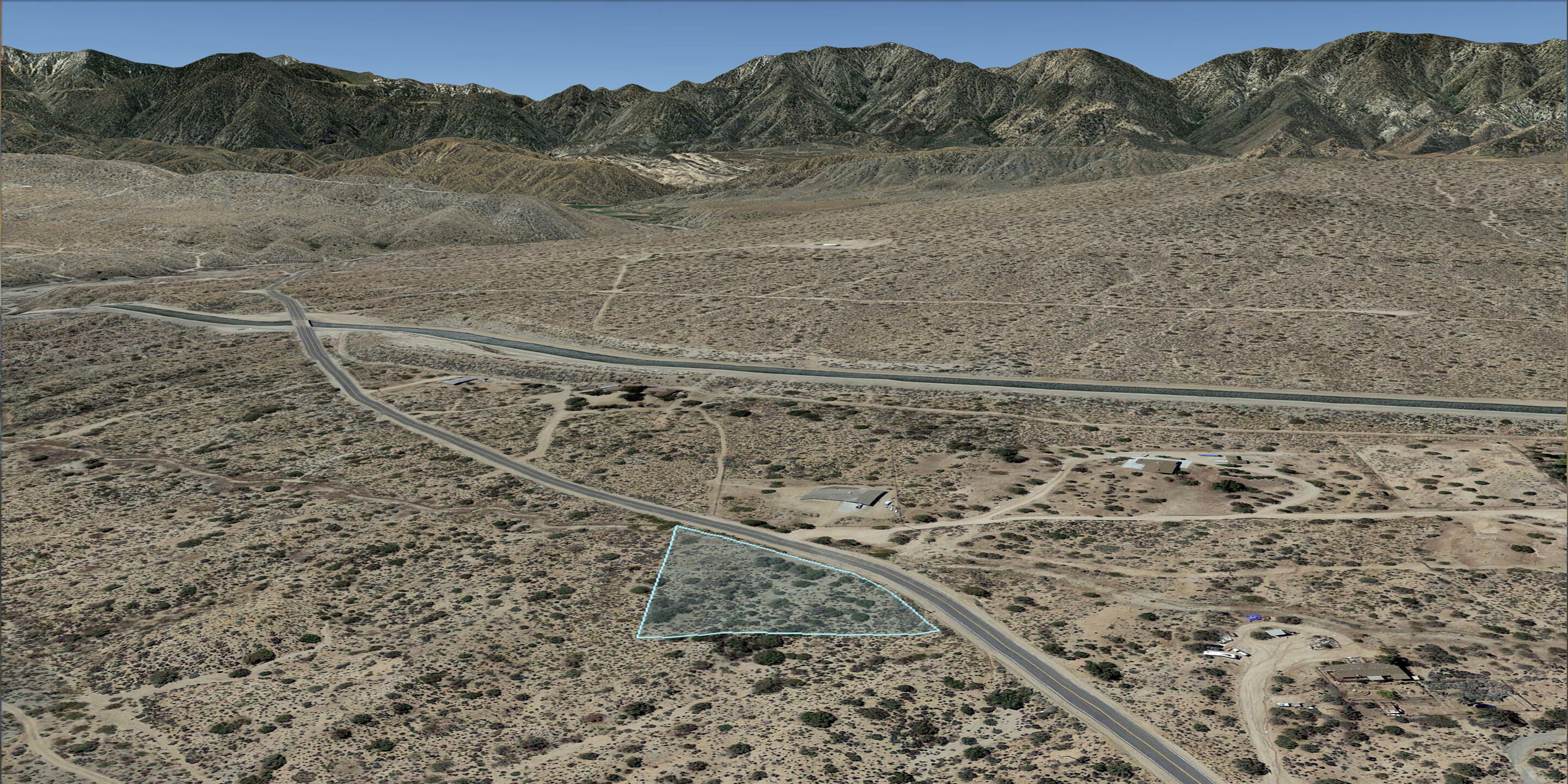 Valyermo Road Pearblossom, CA 93553 - Photo 32 of 34 a view of a dry yard with mountain view