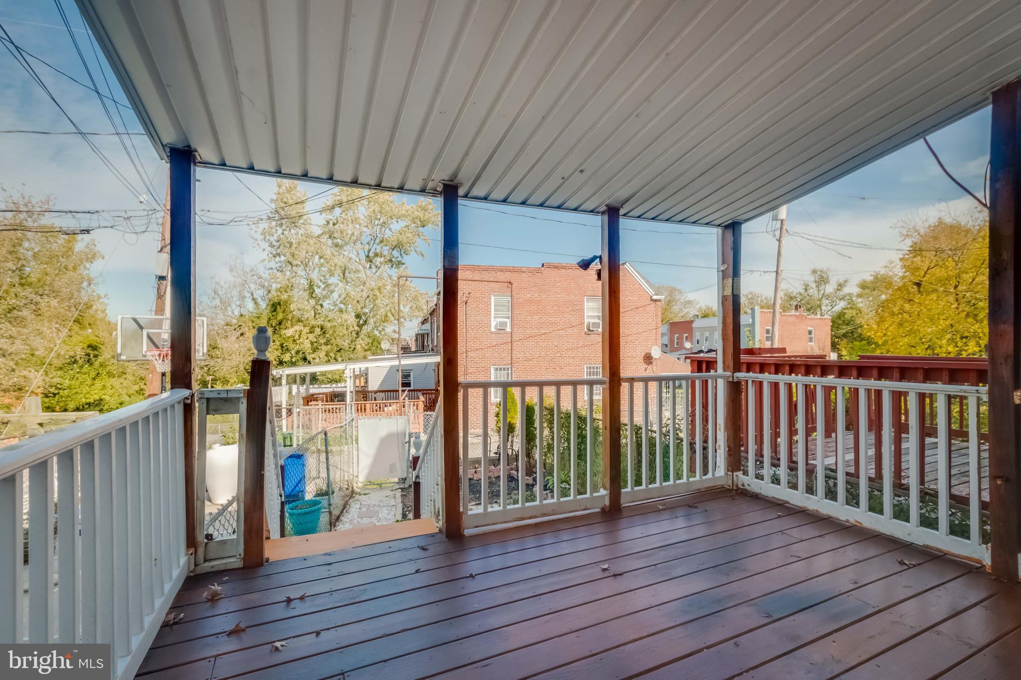 3604 Old Frederick Road Baltimore, MD 21229 - Photo 46 of 53 Covered back deck