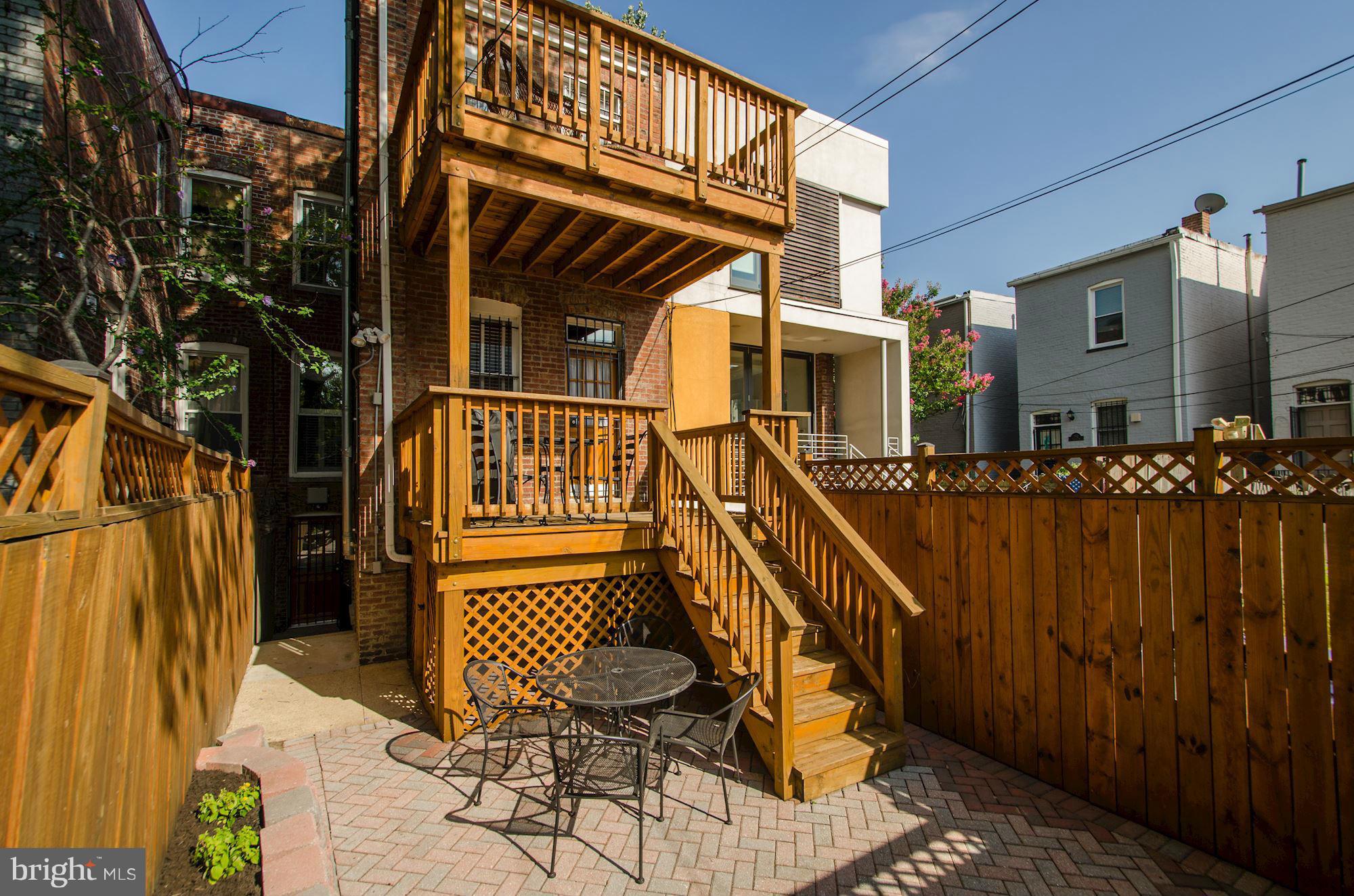612 4th Street Northeast Washington, DC 20002 - Photo 12 of 28 a view of stairs and yard