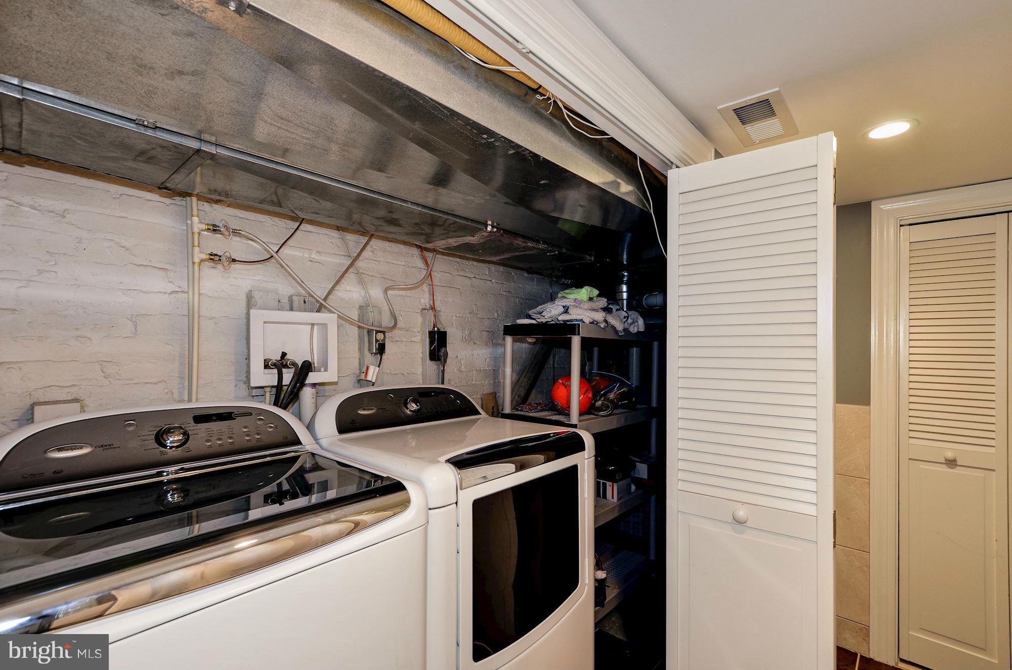 612 4th Street Northeast Washington, DC 20002 - Photo 26 of 28 a utility room with dryer and washer