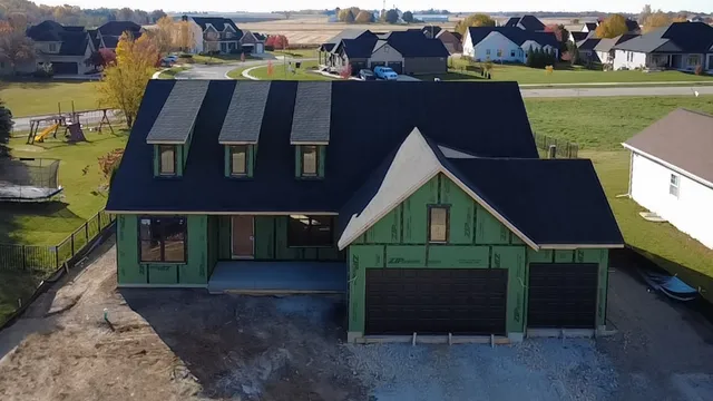a view of house with outdoor space
