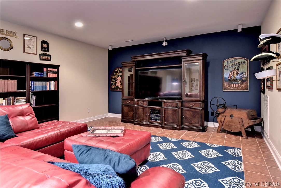 4205 Old Lock Road Williamsburg, VA 23188 - Photo 28 of 49 Lower level media room