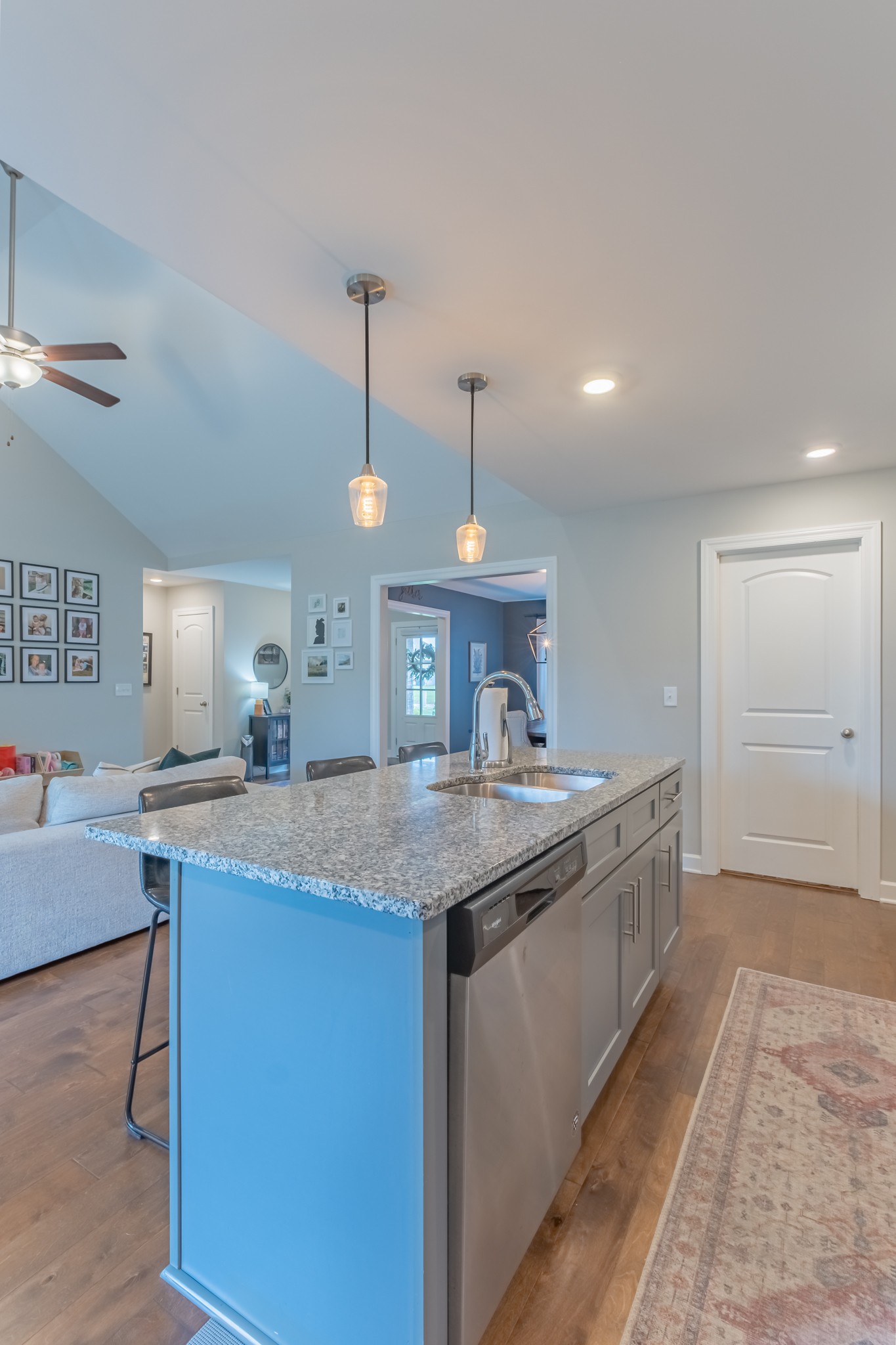 296 Spring Breeze Drive Tullahoma, TN 37388 - Photo 12 of 31 a kitchen with a stove and a center island