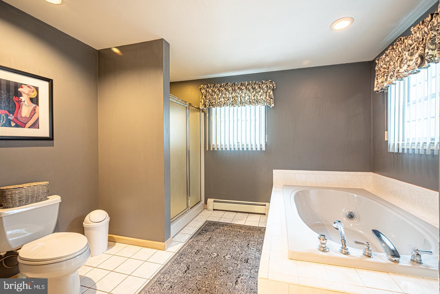 8 Devon Lane Media, PA 19063 - Photo 44 of 75 a bathroom with a bathtub and a toilet