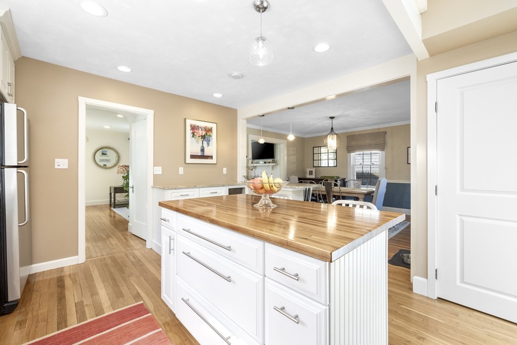 15 Pickwick Road Marblehead, MA 01945 - Photo 8 of 30 a kitchen with sink stove and refrigerator