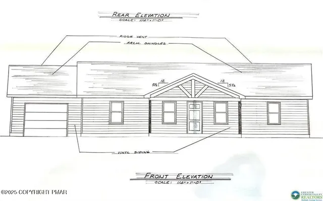 a view of a white building and front door