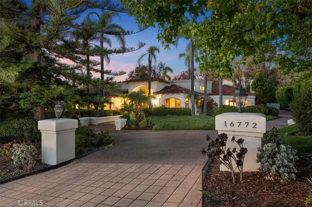 $5,999,999 | 16772 Camino Sierra Del Sur, Rancho Santa Fe, CA 92067